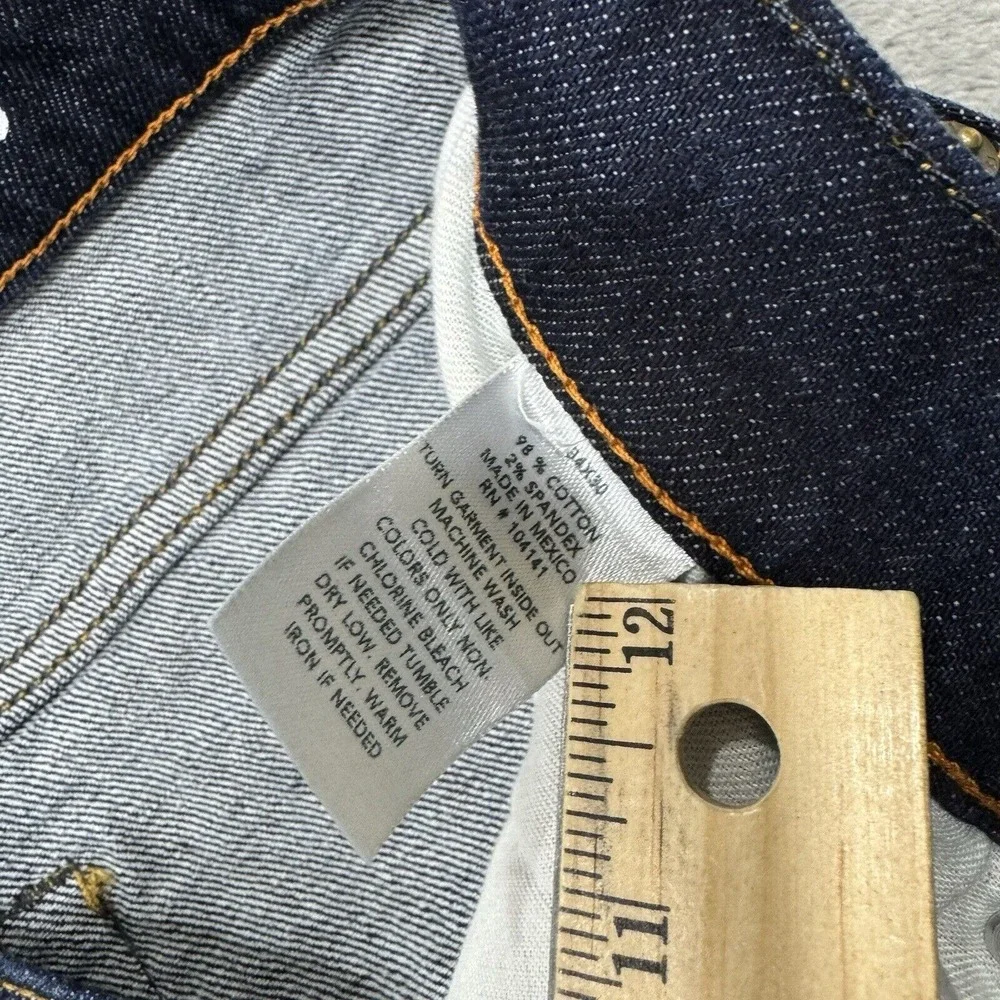 Field & Stream Jeans Mens 34x30 Blue Duracomfort Slim Fit Denim Workwear Pockets